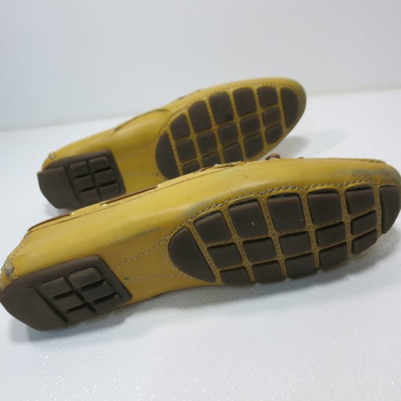 Clarks Artisan Mustard Leather Comfort Moccasins Women's Shoes Footwear Sz 12 - Picture 3 of 9